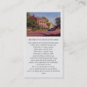 St. Francis of Assisi Red Yellow Blue Green 名刺 (正面)