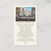 St. Francis of Paris Red Violet Yellow Blue 名刺 (正面)