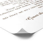 St. Francis Prayer for Pets ポスター (角)