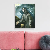St. Francis Receiving the Stigmata (キャンバス上の油) キャンバスプリント (インサイチュ (リビング))