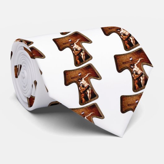 St Francis Tauのギフトを持つイエス・キリスト主 ネクタイ (ロール)