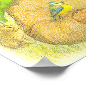 St. Francis - the sermon to the birds and animals ポスター (角)