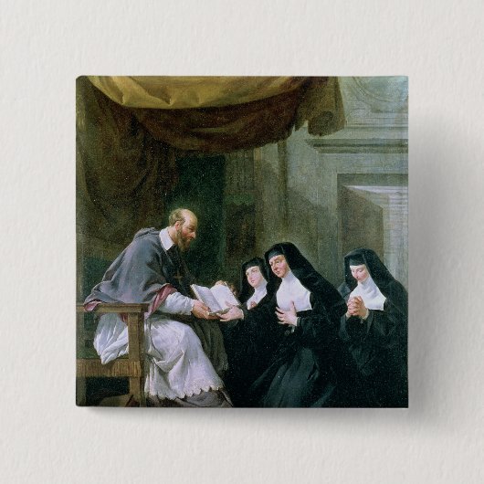 St. Francois de Sales Giving規則 缶バッジ (正面)