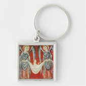 St GabrielおよびSt. Raphael、c.1200 キーホルダー (正面)