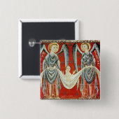 St GabrielおよびSt. Raphael、c.1200 缶バッジ (正面&裏面)