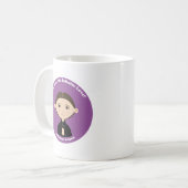 St. Gemma Galgani コーヒーマグカップ (正面左)