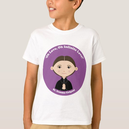 St. Gemma Galgani Tシャツ (正面)