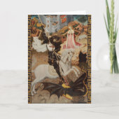 St. George and The Dragon by Bernat Martorell カード (正面)