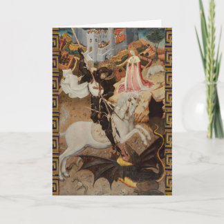 St. George and The Dragon by Bernat Martorell カード