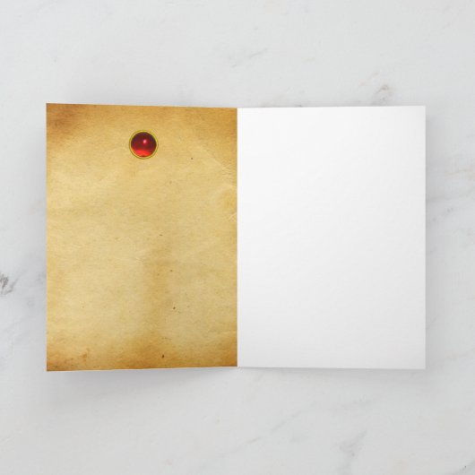 St. George and The Dragon by Bernat Martorell カード (内部)