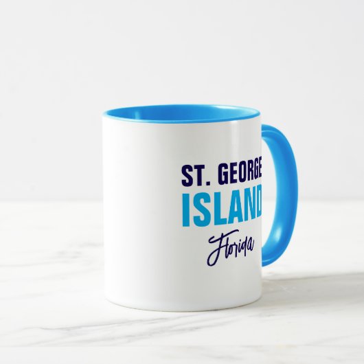 St. George Island Florida Coffee Mug マグカップ (正面右)