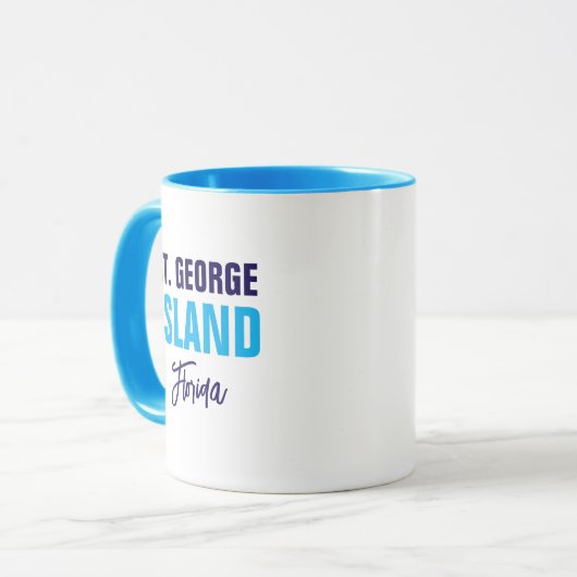 St. George Island Florida Coffee Mug マグカップ (正面左)