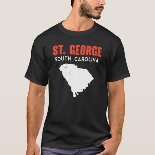 St George South Carolina USA State America Travel Tシャツ (正面)