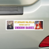 ST. GERARD MAJELLA バンパーステッカー (車上)