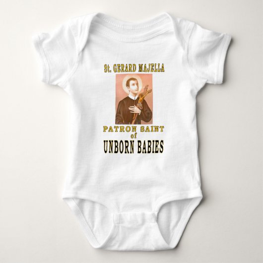 ST. GERARD MAJELLA ベビーボディスーツ (正面)