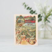 St-Germain-en-Layeヴィンテージポスター1902 ポストカード (スタンド正面)