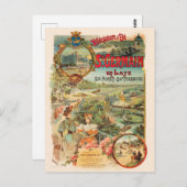 St-Germain-en-Layeヴィンテージポスター1902 ポストカード (正面/裏面)
