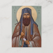 St. Gideon, Righteous Martyr Prayer Card           プレイスカード (正面)