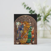 St. Gobnait Drawing a Plague Line (Detail) ポストカード (スタンド正面)