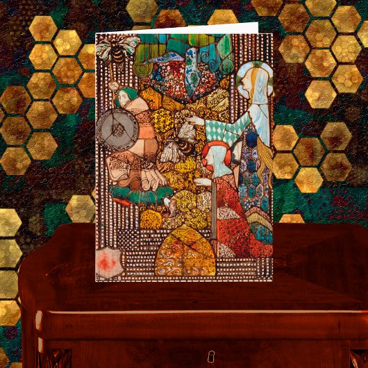 St Gobnait Drives Off a Cattle Raiders with Bees カード