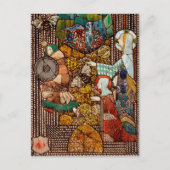 St Gobnait Drives Off Cattle Raiders with Bees ポストカード (正面)