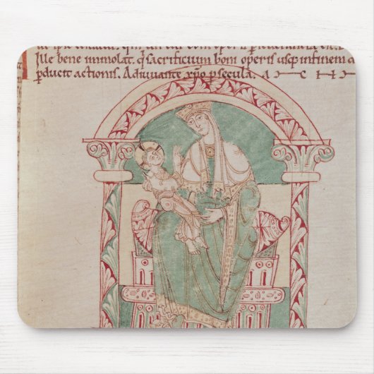 St Gregoryを持つヴァージンそして子供素晴らしいの マウスパッド (正面)