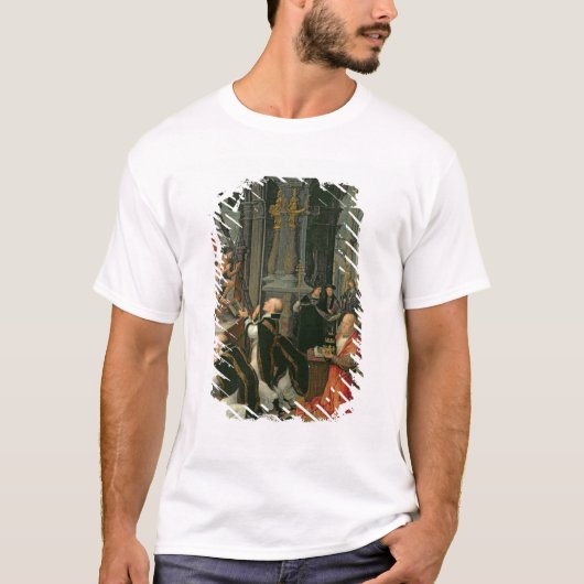 St Gregory (キャンバスの油)の固まり Tシャツ (正面)