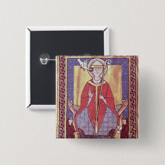 St Gregory 缶バッジ (正面&裏面)