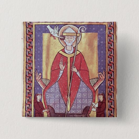 St Gregory 缶バッジ (正面)