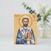 St. Gregory the Great, Pope of Rome Orthodox Icon  ポストカード (スタンド正面)