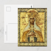 St. Helena Equal-to-the-Apostles Orthodox Icon     ポストカード (正面/裏面)