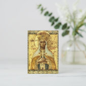 St. Helena Orthodox Christian Icon Prayer Card     プレイスカード (スタンド正面)