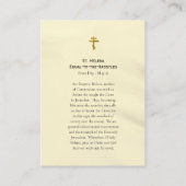 St. Helena Orthodox Christian Icon Prayer Card     プレイスカード (裏面)