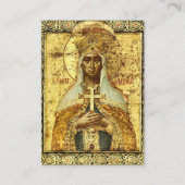 St. Helena Orthodox Christian Icon Prayer Card     プレイスカード (正面)
