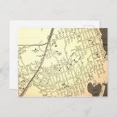 St Helens、またはORヴィンテージマップ ポストカード (正面/裏面)