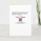 St Henry II, Emperor (BBS 10)空白の 5"x7"挨拶 カード (裏面)