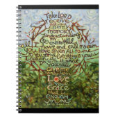 St. Igatiusジャーナル、確認のギフトの祈りの言葉 ノートブック (正面)