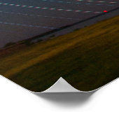 St. Ignace, MIのLake Huron上のStar Trail ポスター (角)