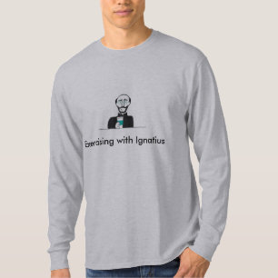 St IgnatiusのTシャツの精神的なエクササイズ Tシャツ