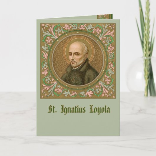 St. Ignatius Loyola (BK 050)あいさつ空白の/メモ カード (正面)