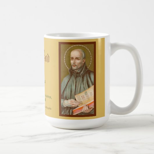 St. Ignatius Loyola (JM 27;引用文)コーヒーマグ コーヒーマグカップ (右)