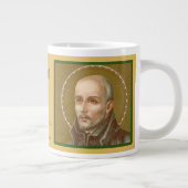St Ignatius Loyola (JM 27;引用文)巨大コーヒーマグ ジャンボコーヒーマグカップ (右)