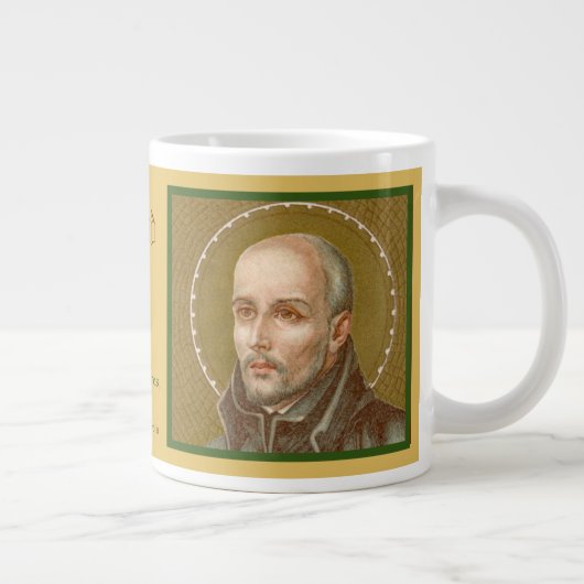 St Ignatius Loyola (JM 27;引用文)巨大コーヒーマグ ジャンボコーヒーマグカップ (右)