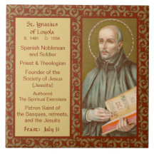 St. Ignatius Loyola (JM 27; Bio)セラミックタイル