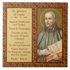 St. Ignatius Loyola (JM 27; Bio)セラミックタイル タイル