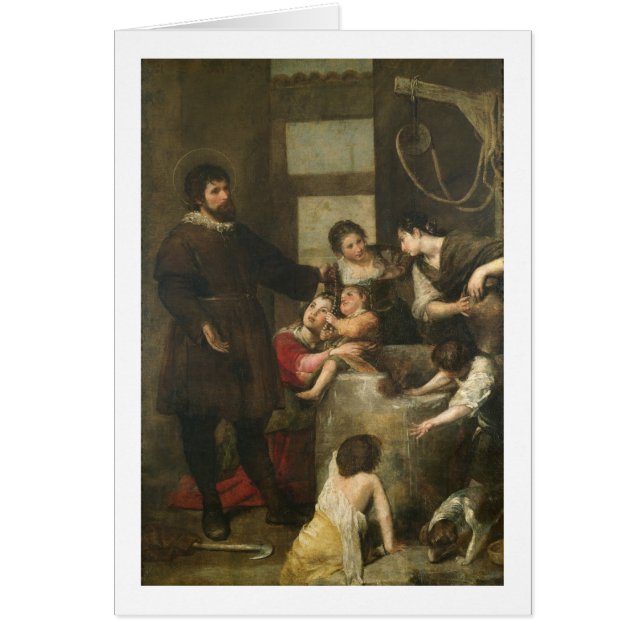 St. Isidoreはwelで落ちたがあった子供を救います (正面)