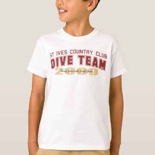 St Ivesの飛び込みのチーム青年 Tシャツ