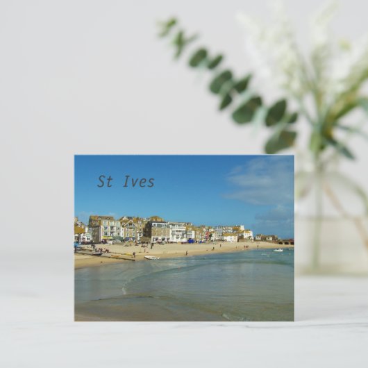 St Ives Cornwall England写真 ポストカード (スタンド正面)