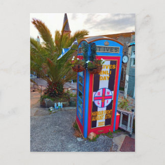 St. Ives - Telephone Box - Cornwall ポストカード
