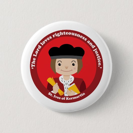 St. Ivo Kermatin 缶バッジ (正面)